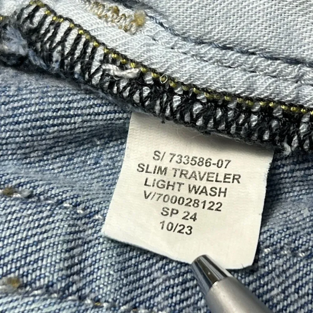 Banana Republic Men's Jeans 31x32 Slim Utility Light Wash Stretch Lyocell